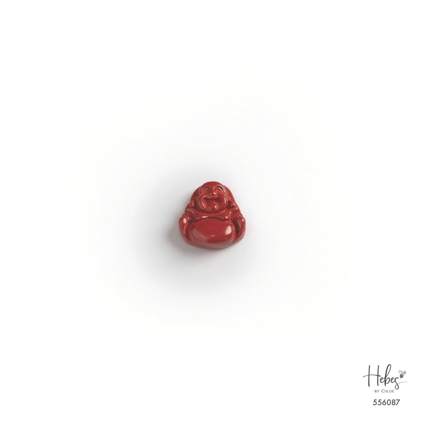 Cinnabar Laughing Buddha Pendant - Small 556087