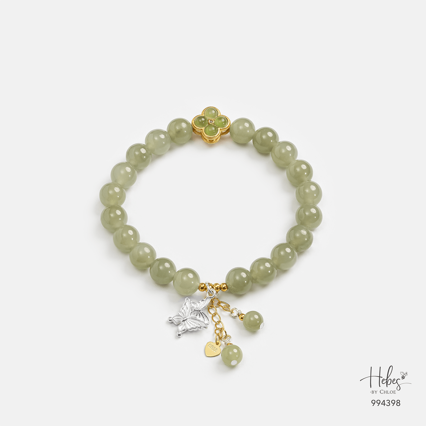 Green Nephrite Sovereign Flow Bracelet 994398